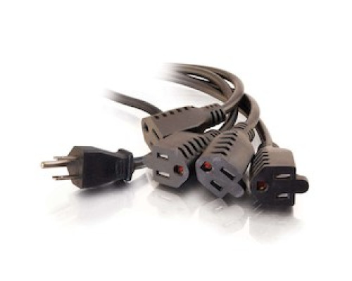 C2G  CG29806  29806                 3 ft. 1 To 4 Power Cord Splitter