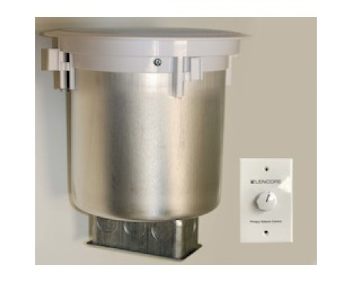 LENCORE ACOUSTICS LLC  LG035M6-HBRCVC                 Classic Speaker, Ceiling Plate, Handy box, brushed aluminum housing, White cover, RCVC