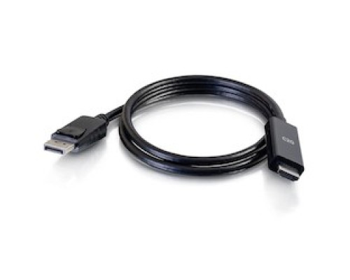 C2G  CG50195  50195                 C2G 10ft DisplayPort to HDMI Cable - DP to HDMI Adapter Cable - DisplayPort 1.2 HDMI 2.0 - 4K 60Hz - M/M