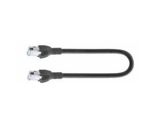 APPROVED MANUFACTURERS  L2-0.5M-CAT5-STR-SHL   1 M CAT 5E PATCH CORD IND PVC JKT STRND SHLD 24-4 PR BLK RJ45-RJ45 LVL 2