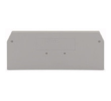 WAGO CORPORATION  279-308   End And Intermediate Plate, 2 mm Thick, Gray