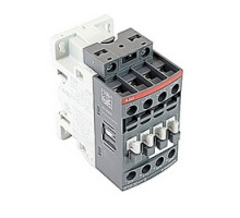 ABB  AF09-30-01-12   3 pole, 25 amp, non-reversing across the line contactor with 48-130V AC/DC coil and 1 NC auxiliary contacts