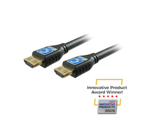 COMPREHENSIVE CONNECTIVITY  HD18G-12PROBLK                 Pro AV/IT Certified 18Gb 4K High Speed HDMI Cable with ProGrip 12ft Black