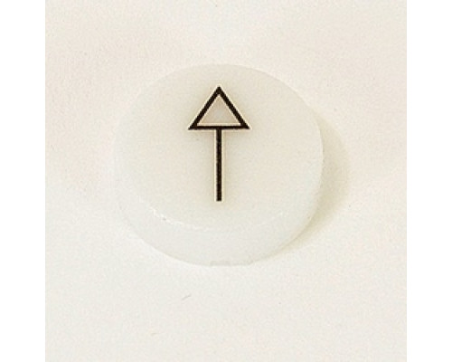 ABB  1SFA616902R9005   White arrow symbol text cap insert for extended pushbuttons