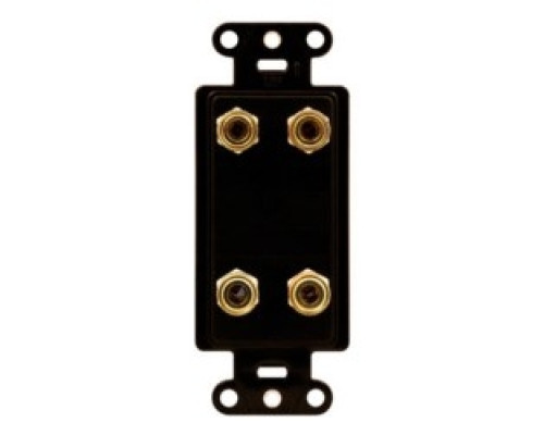 ON-Q/LEGRAND F9005BR         Universal Dual Speaker Strap with labels , Brown