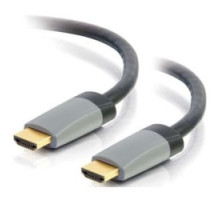 C2G  CG50633  CG50633                 HDMI Cable, High Speed, In-Wall, Male to Male, 4K at 30 Hertz Resolution, 28 AWG Tinned Copper, CL2 Rated, 25’ Length, PVC Black Jacket, With Ethernet