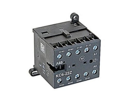 ABB  KC6-22Z-04   Mini Contactor Relay, 4 Pole, 2NO/2NC, 4A, 110-125 V DC Coil