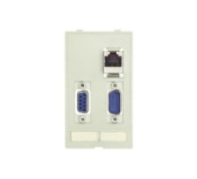 HARTING 39500030111  Han Port: Data module RJ45;SUB-D9, f-f; SUB-D9, m-m