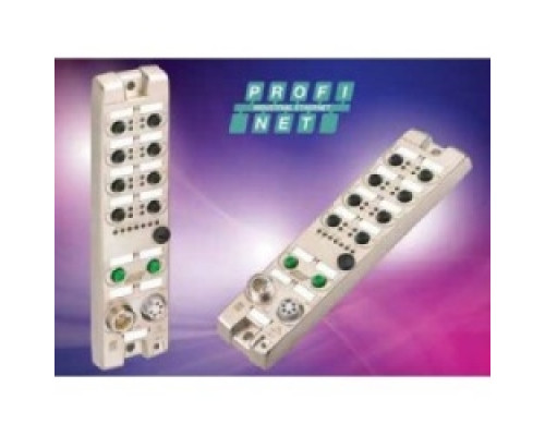 LUMBERG AUTOMATION  934692003   Digital I/O module, 8 digital I/O channels with galvanic separation, PROFINET device, M12 LAN port, 4 poles D-coded, 7/8