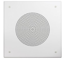 LOWELL MANUFACTURING  IC105A                 Speaker Grille, Square, Beveled Edge, Round Perforation Pattern, Screw Mount, 11.438