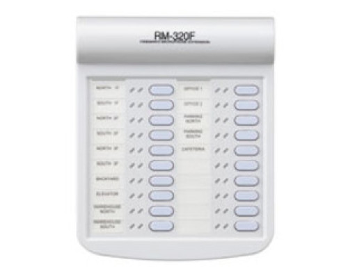 TOA ELECTRONICS INC  RM-320F                 Fireman Microphone Extension, 20-Function Key, Dedicated Ribbon Cable, 180 Milliampere, 600 Ohm, 6.9