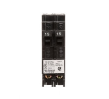 SIEMENS  US2:Q1515   Molded Case Circuit Breaker, Duplex, Plug-In, 1 Pole, 120 Volt AC, 15A, 10 kA Interrupting Rating