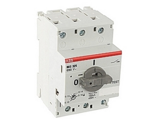 ABB  MS325-0.16   3 pole, 0.10 to 0.16 amps MS325 manual motor protector that has been replaced with the MS132-0.16 manual motor protector