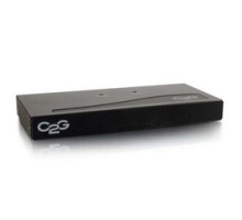 C2G CG29503 CG29503         TruLink Monitor Splitter/Extender Female Input , 2-Port UXGA, Metal, Black Finish