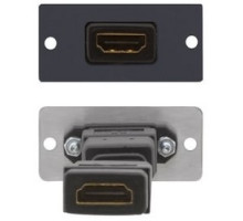 KRAMER  85-0009299  W-HW-HDMIW                 HDMI Wallplate Insert, Female HDMI Front Panel to Female HDMI Cable Rear Panel Connection, 1-Slot, 1.99