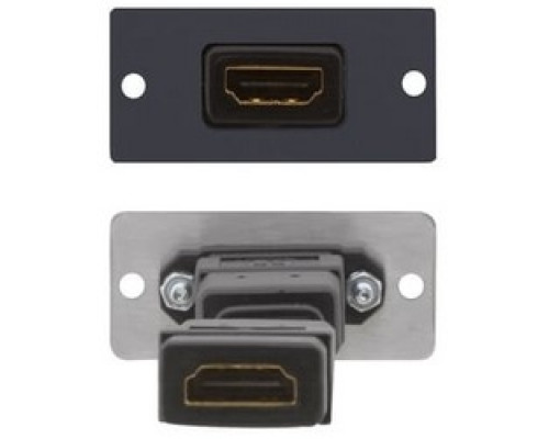 KRAMER  85-0009299  W-HW-HDMIW                 HDMI Wallplate Insert, Female HDMI Front Panel to Female HDMI Cable Rear Panel Connection, 1-Slot, 1.99