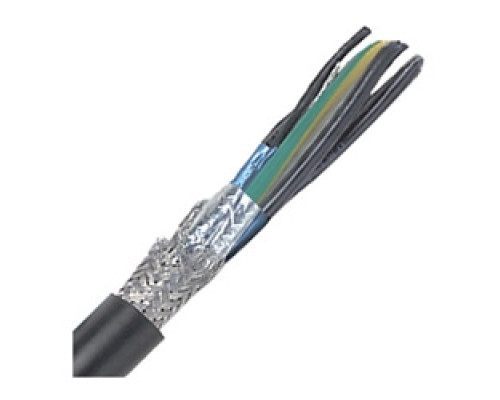 LAPP GROUP 7414048         Flexible VFD Cable with a Control Pair, Stationary, 14 AWG 2.50 mm2 , 4 conductor, Black Polymer Jacket, 0.573