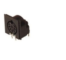 HIRSCHMANN 931399500  MAB 8 SH black; Panel-mounted Socket for PCBs not shielded Plug-in direction parallel to the PCB, recommended board thickness 1.5 mm additionaly fixing with screws DIN 40081 , 8 contacts, female, DIN 41 524, 4A 34V AC/DC