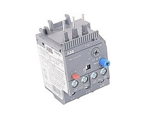 ABB  T16-7.6   3 pole thermal overload relay with 5.7-7.6 amp setting range