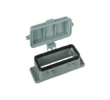 HARTING  09300240302  9300240302   Han B Housings: Han B Base Panel 4 Pegs Thermoplastic Co