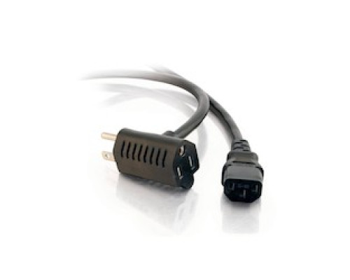 C2G  CG30538  30538                 3 ft. 16AWG Power Cord With Extra Outlet