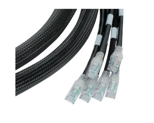 BELDEN  CA22109064A08   10GX Pre-Terminated Cable Assembly, Bonded-Pair, 4-Pair, 8-Cable, 24 AWG, Solid, CMP, T568A/B-T568A/B, White, 64 ft