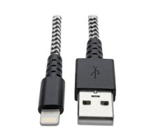 TRIPP LITE M100-006-HD         Heavy-Duty USB Sync/Charge Cable with Lightning Connector, 6 ft. 1.8 m