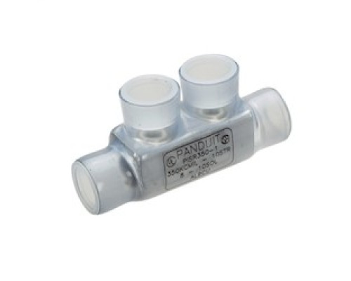 PANDUIT  PISR350-1                 Splicer/Reducer, dual rated for use with copper or aluminum conductors, clear insulation, 350 kcmil - #10 SOL.