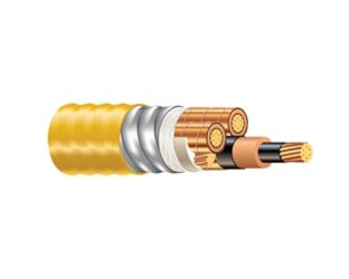 APPROVED MANUFACTURERS  7SS-1013           Armored Cable - CCW, 1/0-3C MC-HL MV105 115EPR 5KV, CTS 3#8 GRD CONT ALUM ARMOR, YELLOW PVC JACKET -40C
