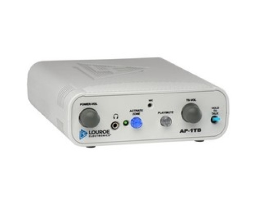 LOUROE ELECTRONICS  LE-001  AP-1TB                 Audio Monitoring Base Station, 1-Zone, 2-Way, RCA Input/Output to DVR, 12 Volt DC, 500 Milliampere, 8.25