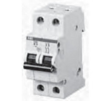 ABB  S202-C4  2CDS252001R0044   Mini Breaker, S200, 2 Pole, Trip C, 4A