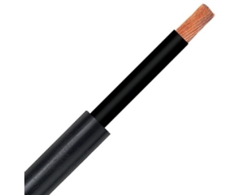 LAPP GROUP 0026614         Flexible Single-Conductor Power Supply Cable, Stationary, 1 AWG 50 mm2 , 1 conductor, Black PVC Jacket, Unshielded, 0.638