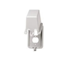 LEVITON  5976-DCL   1-gang Duplex Device Receptacle Wallplate, Clear