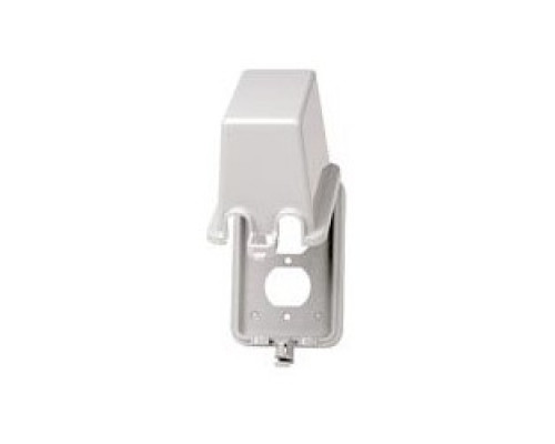 LEVITON  5976-DCL   1-gang Duplex Device Receptacle Wallplate, Clear