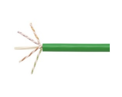 COMMSCOPE SYSTIMAX SOLUTIONS  760105890  2091B GRN C6A 4/23 U/UTP R1000                 Copper Cable, Category 6A, 23 AWG, 4 Pair, Unshielded, UTP, Solid Bare Copper Conductor, FEP/PVC, CMP, Plenum Cable, Green Jacket, 1000Ft, Reels