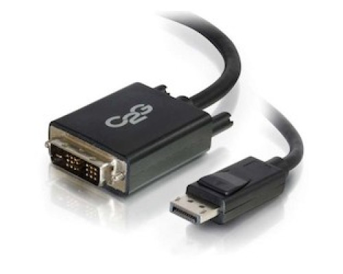 C2G  CG54330  CG54330                 DisplayPort to DVI-D Adapter Cable, DisplayPort Male to DVI-D Single Link Male, 30 Volt, 30 AWG Tinned Copper, 10’ Length, PVC Black Jacket