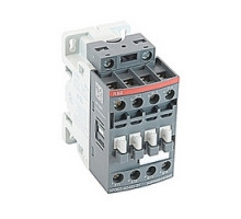 ABB  AF09Z-40-00-21   4 pole, 25 amp, non-reversing across the line contactor with 24-60V AC and 20-60V DC coil and no auxiliary contacts