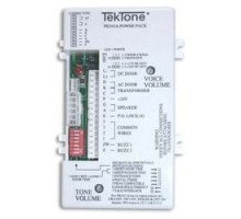TEKTONE SOUND & SIGNAL  PK543A                 Intercom Amplifier, 16 Volt AC, 10 VA, Surface Mount, Polarized Plug-In Connection, 3.125