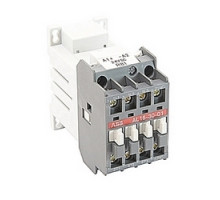 ABB  AL16-30-01-81   3 pole, 30 amp, non-reversing across the line contactor with 24V DC coil and 1 NC auxiliary contact