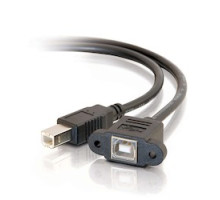 C2G  CG28074  28074                 3 ft. USB 2.0 BF To B Male Panel Mount Cable