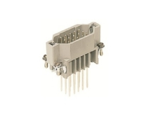 HARTING  09210152601  9210152601   Han D Male Insert wire wrap: Han D 15 Position M Insert Wire Wrap