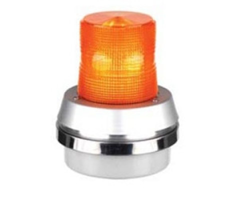 EDWARDS SIGNALING  51R-N5-40W  78264021308   Flashing Incandescent Beacons with Horn, 51 Series, 120V AC, red