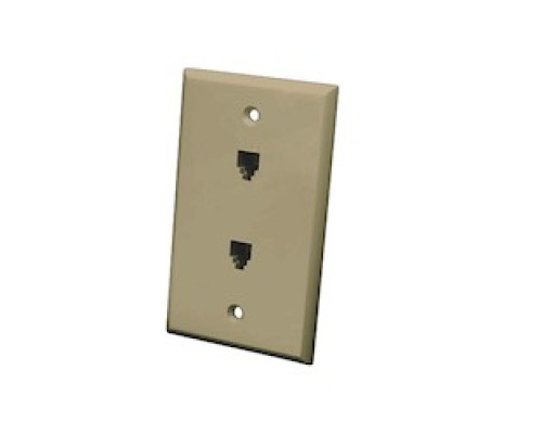 VANCO  820502                 Decor Style Face Plates, Dual & Ivory