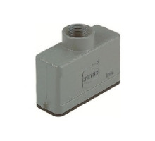 HARTING  09200161441  9200161441   Han A Hoods: Han A Hood Top Entry LC 2 Pegs PG 16