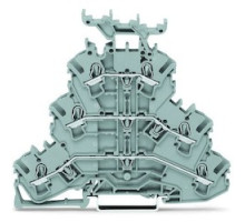 WAGO CORPORATION  2002-3231   Triple-deck Terminal Block; Through/through/through Terminal Block; L/L/L; With Marker Carrier; Suitable For Ex E II Applications; For Din-rail 35 X 15 And 35 X 7.5; 2.5 mm2; Push-in CAGE CLAMP