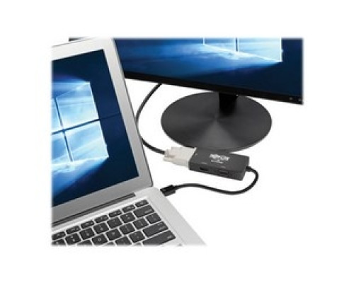 TRIPP LITE  P137-06N-HDV4K6                 Keyspan Mini DisplayPort 1.2 to VGA/DVI/HDMI All-in-One Converter Adapter, 4K x 2K HDMI @ 60 Hz