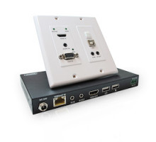 COMPREHENSIVE CONNECTIVITY  CHE-HDBTWP240K                 HDBaseT 4K18G WallPlate HDMI, USB, VGA and Audio Extender TX/RX Kit