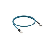 LUMBERG AUTOMATION  900004093  0985 806 104/1M   EtherNet/IP Cord Set, High-Flex, Double-Ended, M12, Female, 4-pin, D-Coded Receptacle To Male RJ45, 24 AWG, Teal TPE Jacket, Stranded/Unshielded With 2 Bonded Twisted Pairs, 1M