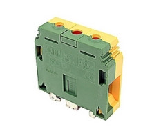 TE-ENERGY  1SNA400772R1300   Green and yellow, ground block with 22 mm spacing and screw clamp connection that accepts 4-00 AWG UL wire range