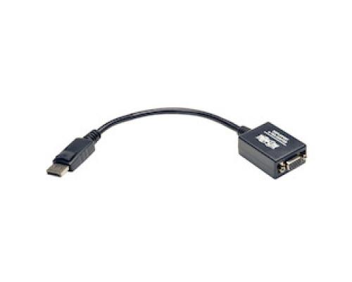 TRIPP LITE P134-06N-VGA-BP         DisplayPort to VGA Active Adapter Video Converter M/F , 6-in., 50 Pack